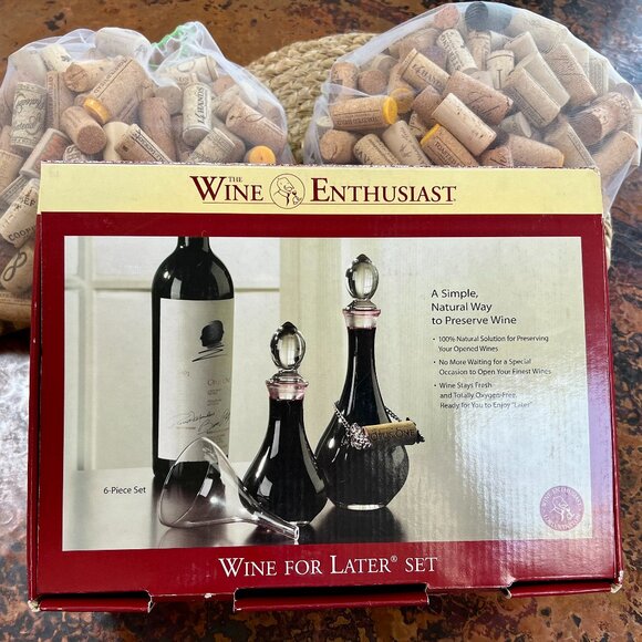SALE!  GREAT GIFT!  The Wine Enthusiast: Wine for Later Set - Picture 4 of 9